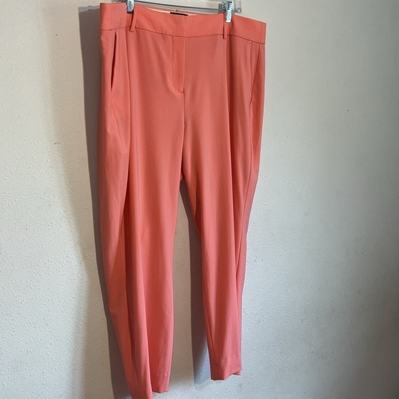 J. Crew Womens Italian Stretch Wool Tollegno 1900 Peach Business Winter Pants - Picture 3 of 14